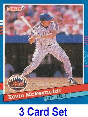 Kevin McReynolds Baseball Card Collection